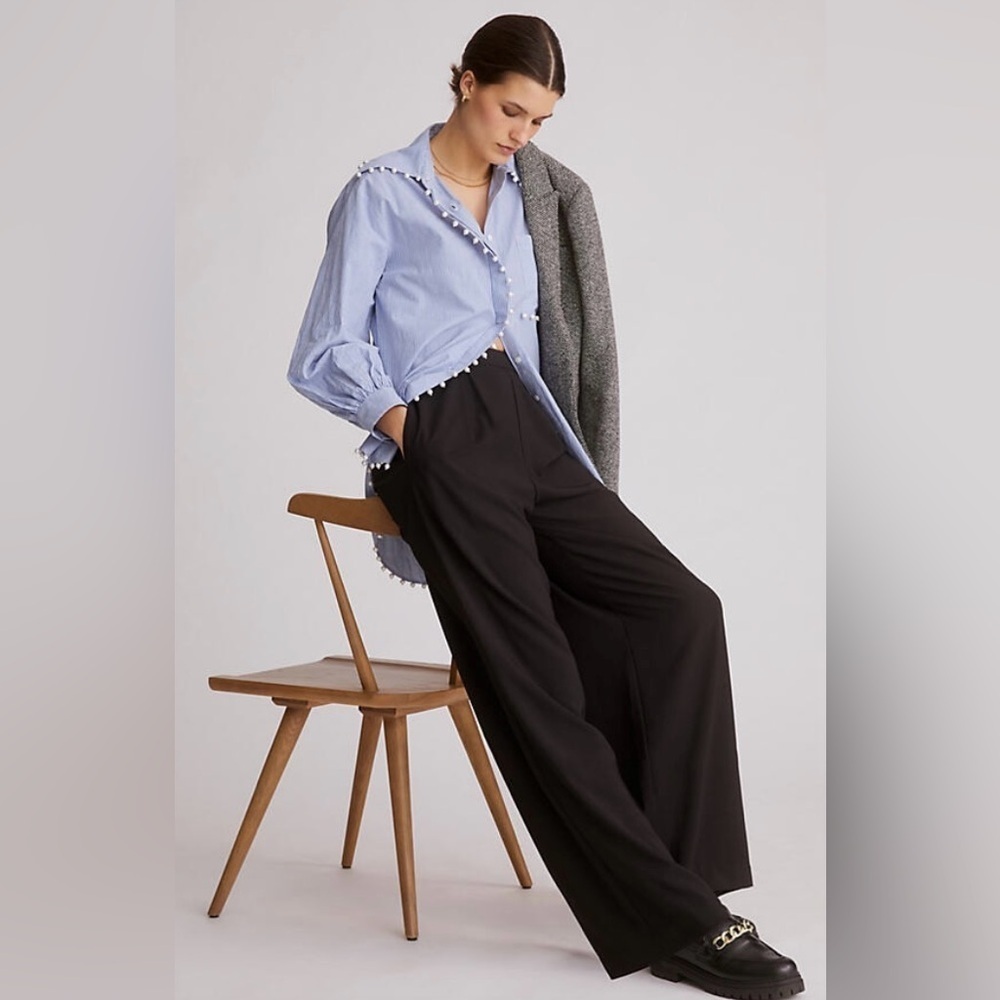 Hutch Black Wide Leg Pants